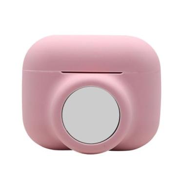 Imagem de Dpofirs Capa de Fone de Ouvido 2 Em 1, Capa Protetora de Silicone Preto Lavável Resistente a Choques Com Cobertura Total para Fones de Ouvido Pro, Com Espaço Dedicado para Localizador (type7)