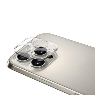 Imagem de Protetor de lente de câmera para iPhone 11 Pro Max de 6,5 polegadas e iPhone 11 Pro de 5,8 polegadas, vidro temperado 9H, transparente HD, antiarranhões, compatível com capas, não afeta fotos noturnas