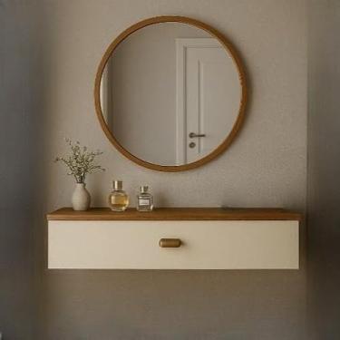 Imagem de Penteadeira Com Gavetas(OFF/NATURE)