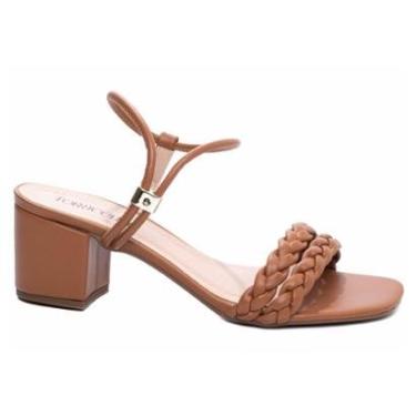 Imagem de Sandália Feminina Salto Baixo caramelo Torricella AVS 457.004.104E Tamanho:34;Cor:;genero:Feminino-Feminino