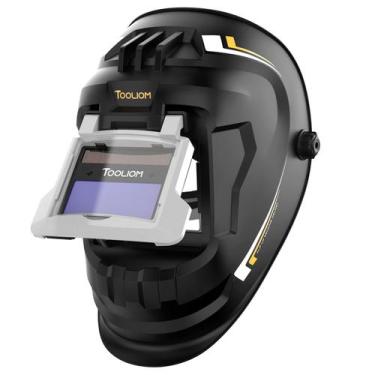 Imagem de Capacete de soldagem TOOLIOM Auto Darkening True Color w/ Shade 4/9-13