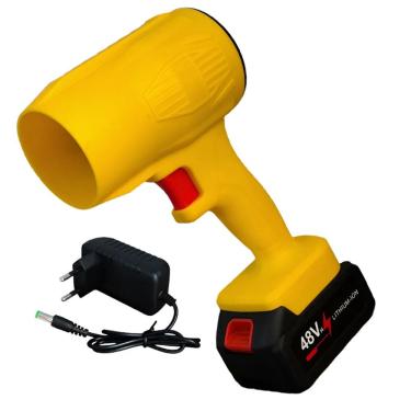 Imagem de Soprador Po Poeira Ar Sujeira Turbo Limpeza Sem Fio Jardim Churrasqueira Carro Casa Quintal Varanda Bateria Recarregavel