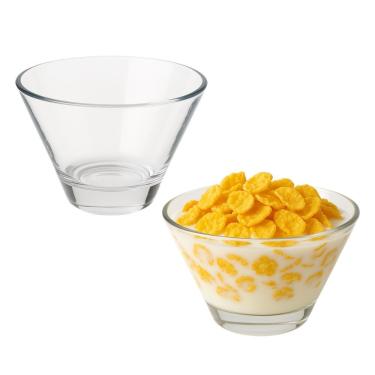 Imagem de Jogo 2 Bowl De Sobremesa Sorvete Cereal De Vidro Venezia 430ml Fratelli