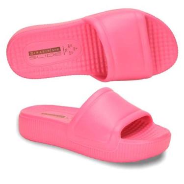 Imagem de Chinelo feminino ramarim 22-18201 22-19201 slide nuvem ortopédico, Ros