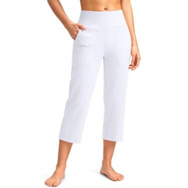 Imagem de Calças SANTINY Capri White High Waist Workout XL