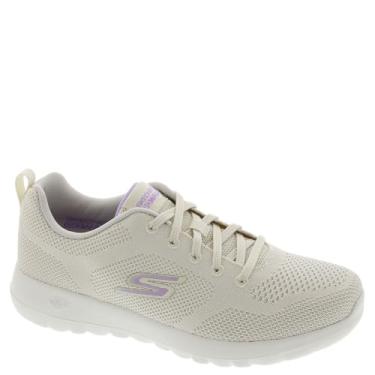 Imagem de Skechers Go Walk Joy Violeta feminino, Natural/roxo, 34