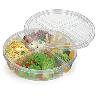 Imagem de Pote Plástico Premier C/4 Divisorias 1,1L - Nitron