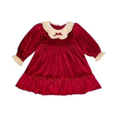 Imagem de Vestido De Princesa De Natal Para Meninas, Conjunto De Festa De Ano No