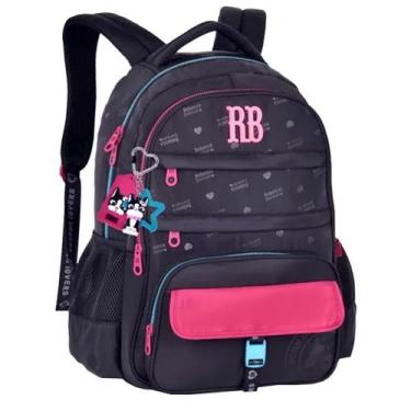 Imagem de Mochila Escolar Feminina Rebecca bonbon Costa Menina Juvenil Cor:Preto