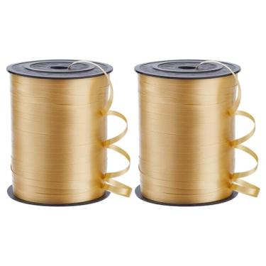 Imagem de HOBBIESAY 1000 metros fita de enrolamento de balão fita de balão fitas de ondulação para presentes de dia dos namorados laços DIY artes artesanato casamento feliz aniversário decorações cores sortidas