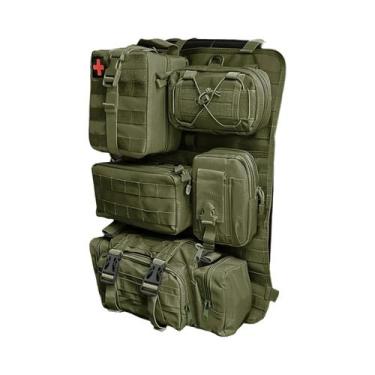 Imagem de Bolsa De Armazenamento Tática Para Banco De Carro Atualizada Com 5 Bol