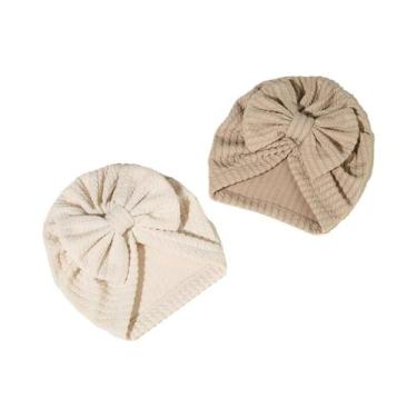 Imagem de Chapéu Turbante Com Laço Para Bebê Menina Recém-Nascida, Acessórios Pa