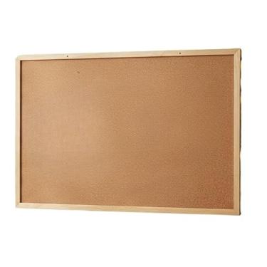 Imagem de Quadro Lousa Cortiça Moldura Madeira Avisos Recados Quadro de Avisos Anotações Diversas Medidas(70X50 + Tachinhas)