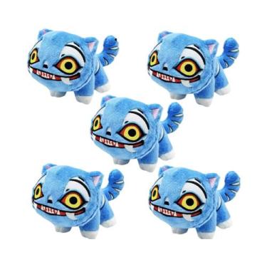 Imagem de Pelúcia Tigre Roxo Anime Caçadora De Demônios Com Chapéu Preto, 3 Olho