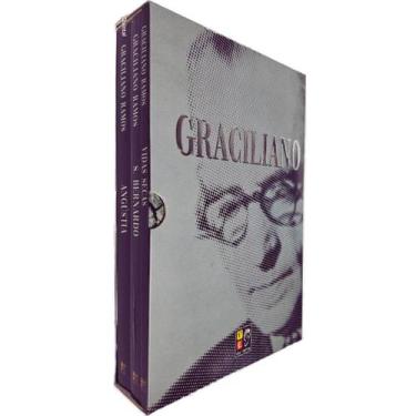 Imagem de Box 3 Livros Graciliano Vidas Secas São Bernardo e Angústia Graciliano