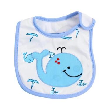 Imagem de Babadores Impermeáveis De Desenho Animado Para Bebês Meninas E Meninos