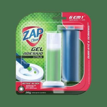 Imagem de Gel sanitario adesivo zap clean aparelho citrus  38g