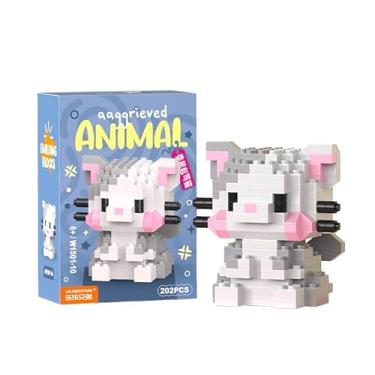 Imagem de Estatueta faça você mesmo para festa do zoológico da primavera (gatinho) – decoração peculiar de férias para mesa, prateleira ou exibição de Páscoa