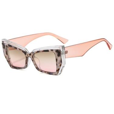 Imagem de Óculos de Sol UV400 - Olho de Gato com Lentes Degradê e Armação Larga para Homens e Mulheres, Ideais para Esportes ao Ar Livre, Corrida e Ciclismo, 06