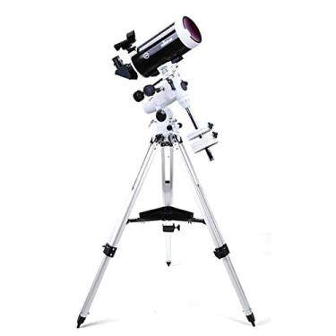 Imagem de Telescópio refrator de distância focal de 1500 mm com tripé; telescópio portátil localizador para crianças; telescópio de viagem para iniciantes em astronomia, filme verde multicamadas
