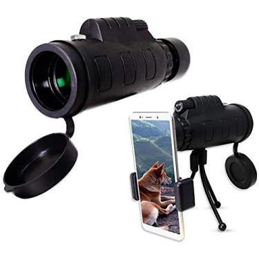 Imagem de pcagfaajmh Câmera universal para celular, monóculo, zoom 10 × 50, visão ao ar livre, telescópio HD FMC, acampamento ao ar livre, concerto