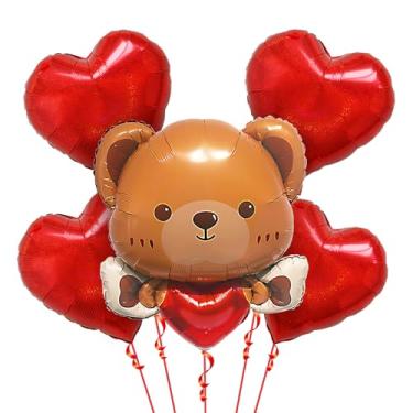 Imagem de balões de coração de urso