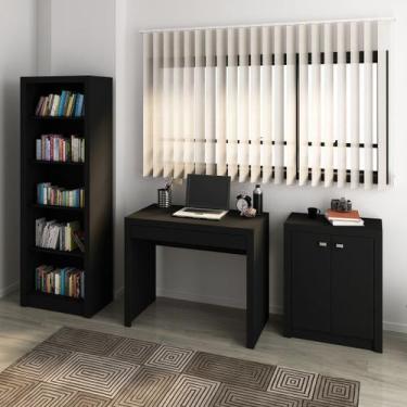 Imagem de Conjunto de Escritório com Balcão 2 Portas , Estante com 5 Prateleiras