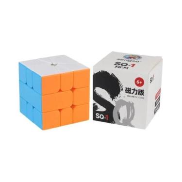 Imagem de Cubo Mágico Educacional Magnético Para Crianças SENGSO Mr.M Magico Cub