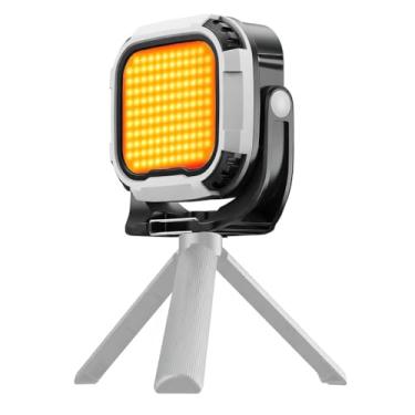 Imagem de R7 PRO Luz de Vídeo LED Magnética 28W Preenchimento Portátil Câmera Multifuncional com Aviso Vermelha Cabo Buraco Parafuso 1 4 Polegada CRI 95 2700K-6500K Ajustável Bateria Integrada 5400mAh