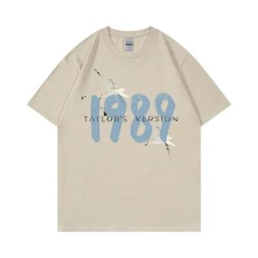 Imagem de Camiseta Unissex Oversized Taylor Swift 1989 De Manga Curta, Presente 