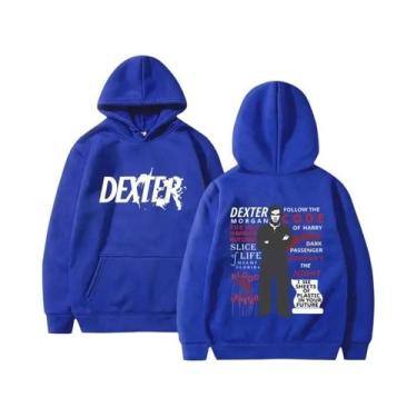 Imagem de Moletom Masculino Dexter Morgan De Algodão Para Outono/Inverno, Estilo