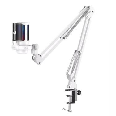 Imagem de Microfone Profissional Gamer Rise Mode Elite 08 USBC Braço Articulado