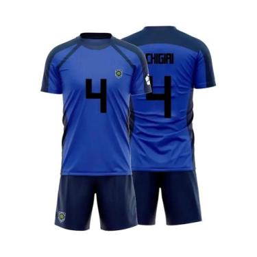 Imagem de Camiseta De Manga Curta Com Estampa De Futebol Futsal Anime Blue Lock 