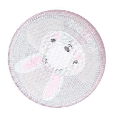 Imagem de Capa de proteção ventilador elétrico redonda para pedestal Verão lavável Rede malha protetor Poliéster leve e elástico Fácil instalar Reutilizável Prá