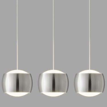 Imagem de ADCTHOME Luminárias pendentes de LED modernas reguláveis, mini iluminação pendente de ilha para cozinha, sala de jantar, quarto, bar, ilha de cozinha, luminárias suspensas no teto (pacote com 3)