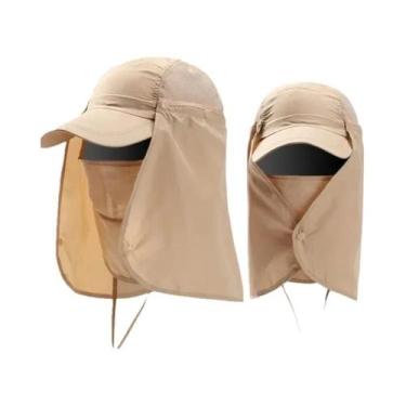 Imagem de Chapéu De Pesca Unissex Com Proteção Solar, Proteção UV, Respirável, À