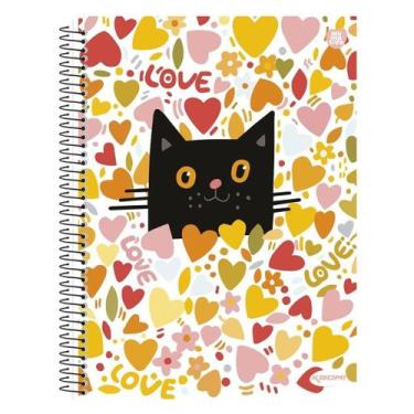 Imagem de Caderno De 20 Materias Ades Kbom Feminino 400fls Capa Sortida - Sao Do