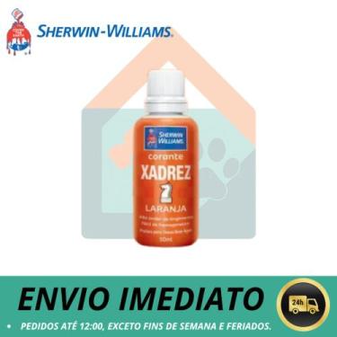 Imagem de Corante Xadrez Laranja Pigmento Tinta Parede Sherwin Williams 50 ml - 