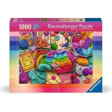 Imagem de Puzzle 1000 Peças Tricô e Crochê Ravensburger 12001080