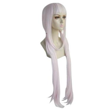 Imagem de Peruca de cosplay Nekoparas Vanillas, traje de anime com cabelo sintét