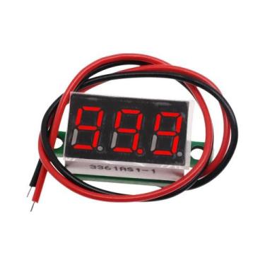 Imagem de Voltímetro Digital Mini De 0,28 Polegadas 0-100V Com 2 Linhas E 3 Fios