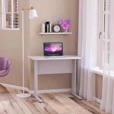 Imagem de Mesa Auxiliar para Escritório Mx90 Maxxi Móveis 92cm Pandin Cinza - Pa