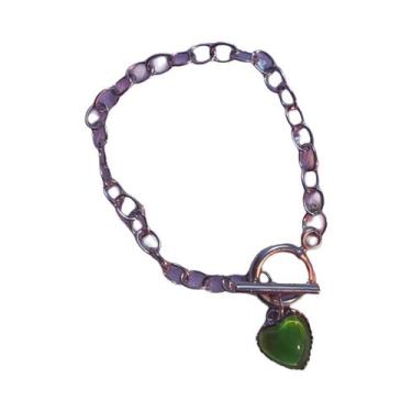 Imagem de Colar Feminino Com Pingente De Coração Termocrômico Que Muda De Cor, J