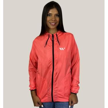 Imagem de Jaqueta Corta Vento Feminina WSS Brasil Web Party, Rosa, M