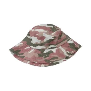 Imagem de Chapéu Bucket De Algodão Camuflado Para Homens E Mulheres, Boné Casual