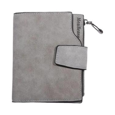 Imagem de Carteira Feminina Slim De Couro Com Porta Moedas E Compartimentos Para