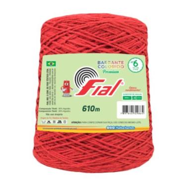 Imagem de Barbante Fial Nº6 Premium 610 Metros, 79 Vermelho
