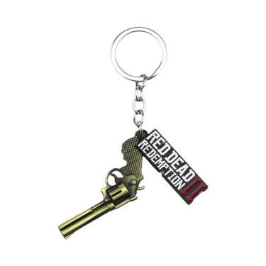 Imagem de Chaveiro Pingente De Arma 3D Red Dead Redemption 2 Com Logotipo, Joia 