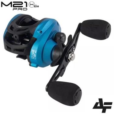 Imagem de Carretilha Pesqueiro BG M21 Slim Pro 6 Rol Carretel Aluminio - Albatro
