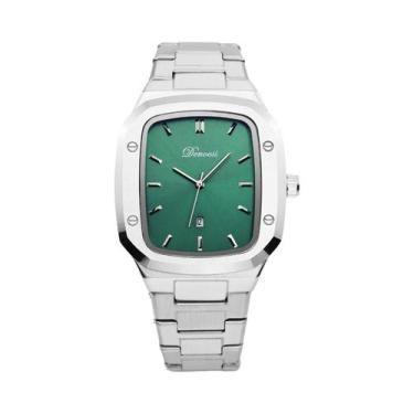 Imagem de Relógio De Luxo Masculino Quartz Estilo Royal Oak Com Pulseira De Aço 